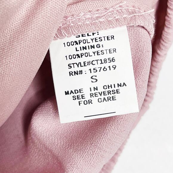 Cloud Ten Pink Lilac Off The Shoulder Top & Ruffled Shorts 2 Piece Set Small S - Picture 6 of 13